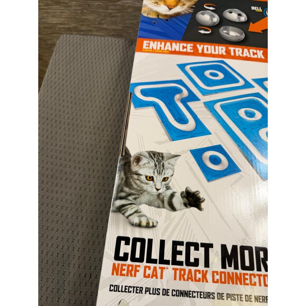 NERF Cat Customizable Modular Cat Track And LED Ball Combo NEW - Picture 6 of 6